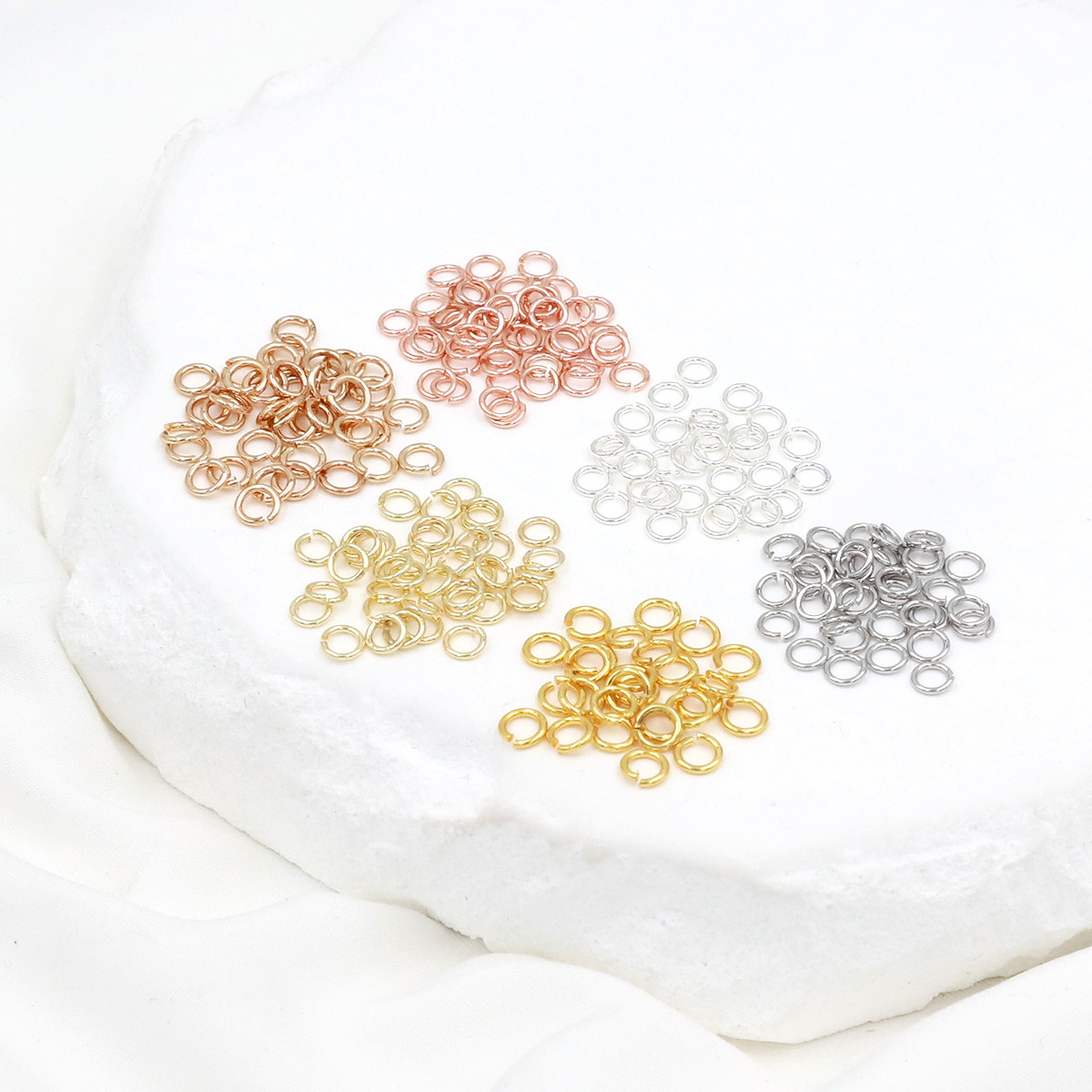 Jewelry Making Closed Jump Rings - 50-100 pcs/lot 3-10mm 925 Silver Jump