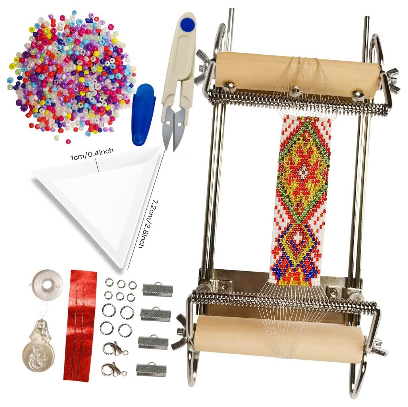 Jewelry Making Machine - Adjustable Bead Loom Stainless Steel DIY