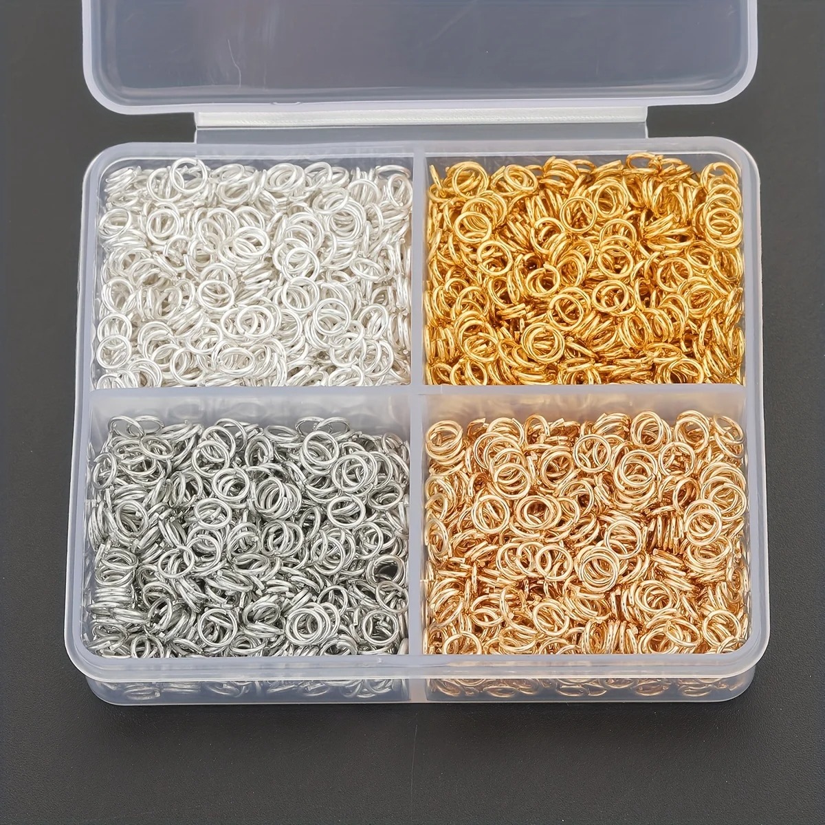 Jewelry Making Closed Jump Rings - 1200pcs 3mm Open Jump Rings for