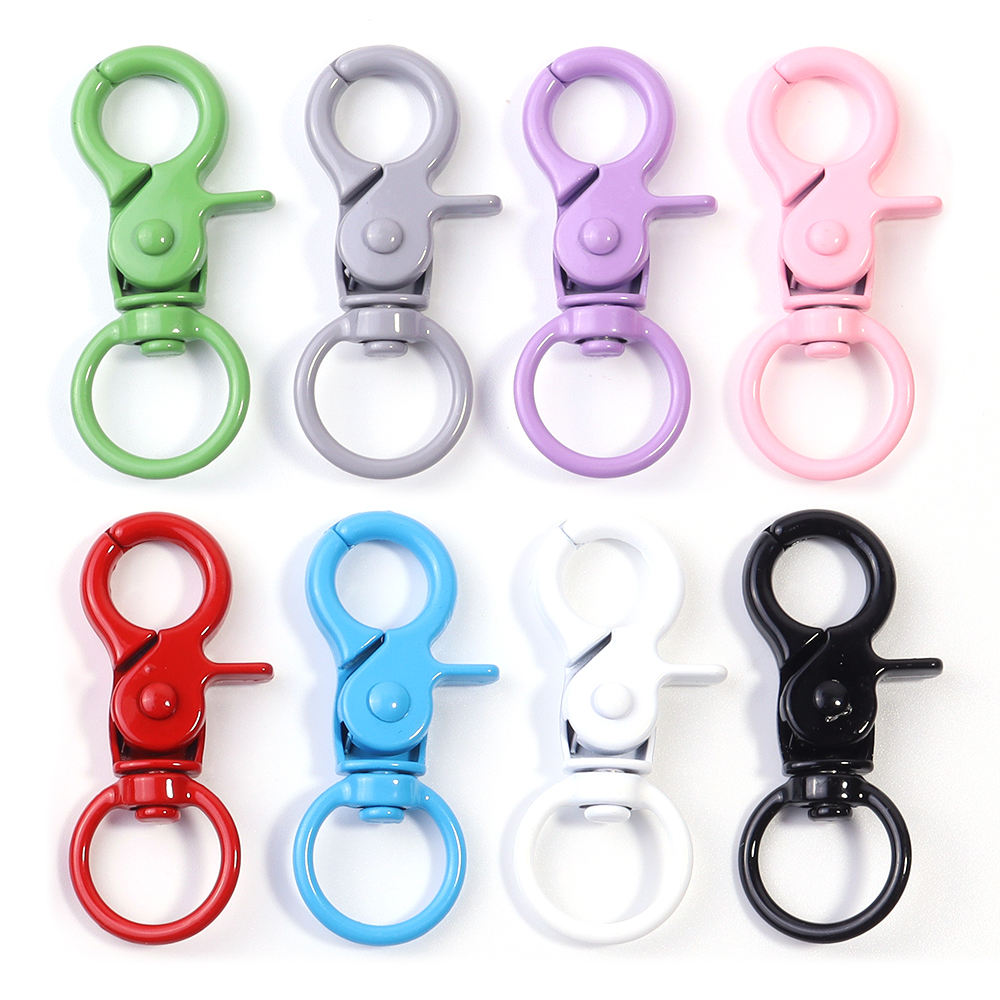 Jewelry Making Pins - 5Pcs/Lot Colorful Swivel Lobster Clasp Hooks