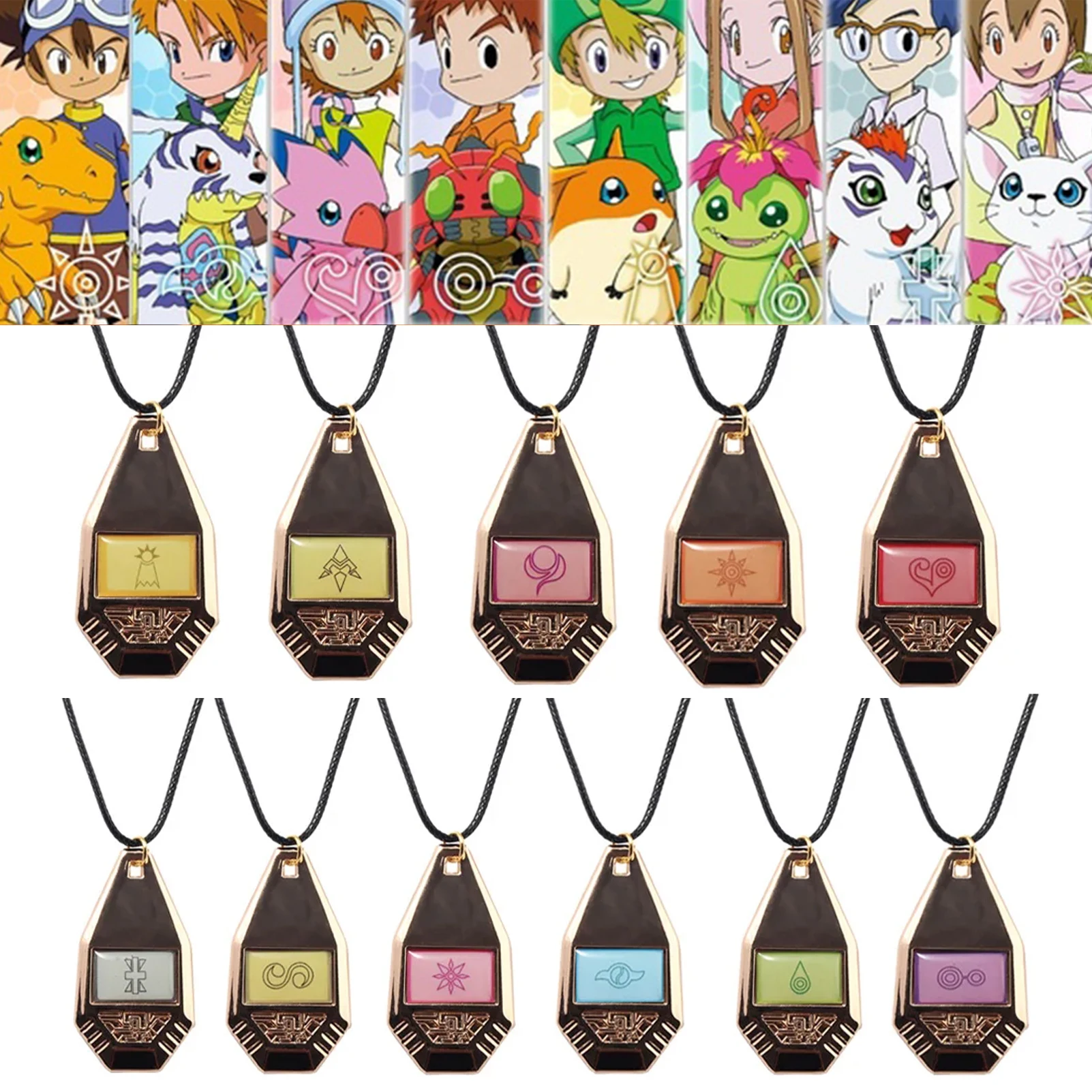 Jewelry Making Jewelry - Anime Digimon Adventure Necklace, 11 Styles,