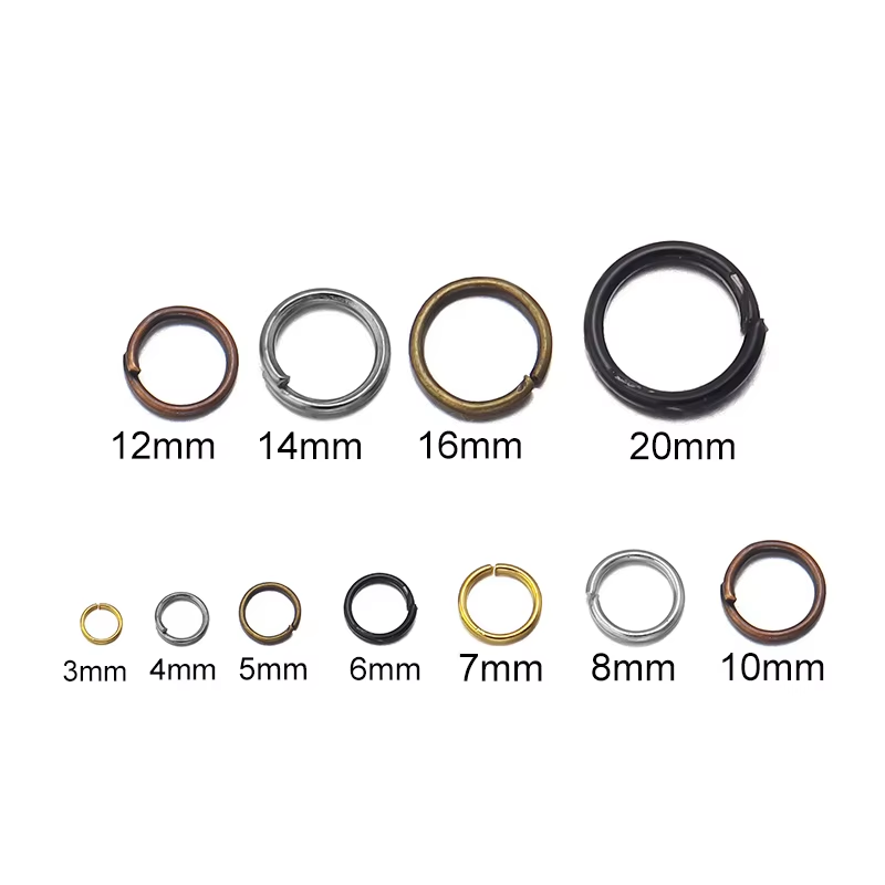50-200Pcs 3-20mm Open Jump Rin – обзор и цена Jewelry Making Closed Jump Rings