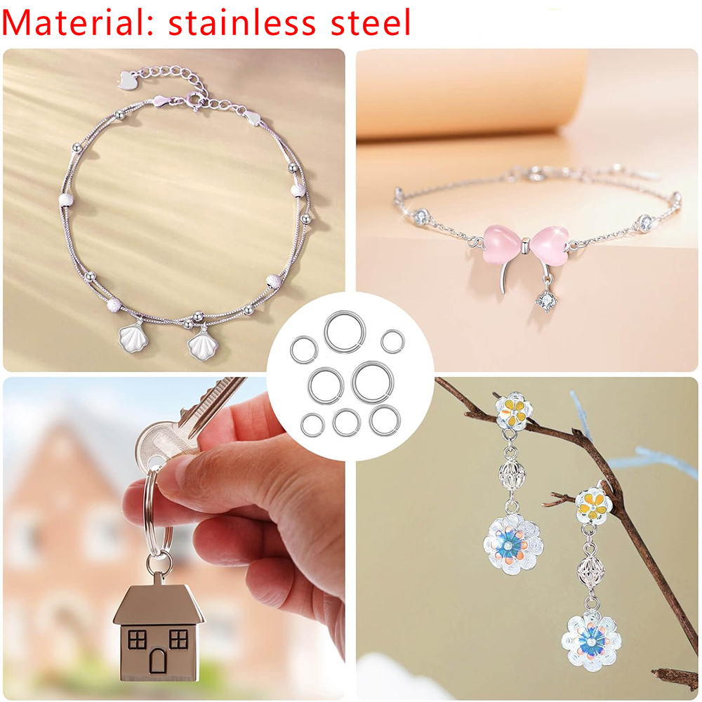 1200pcs Stainless Steel Jump R – обзор и цена Jewelry Making Closed Jump Rings