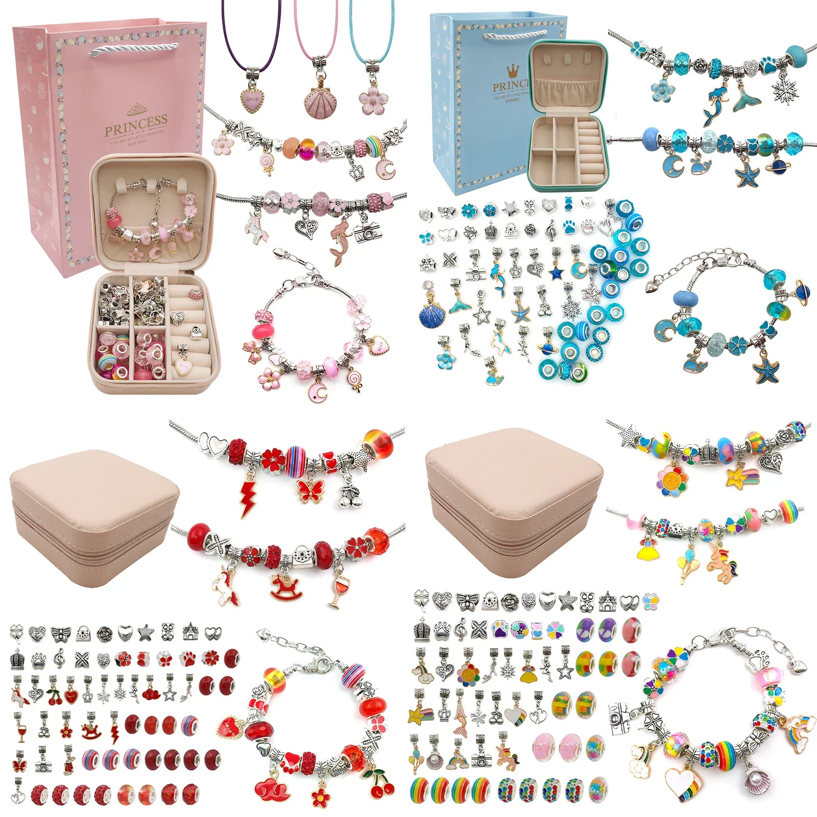 Charm Bracelet Making Kit for  – обзор и цена Jewelry Making Kits For Kids