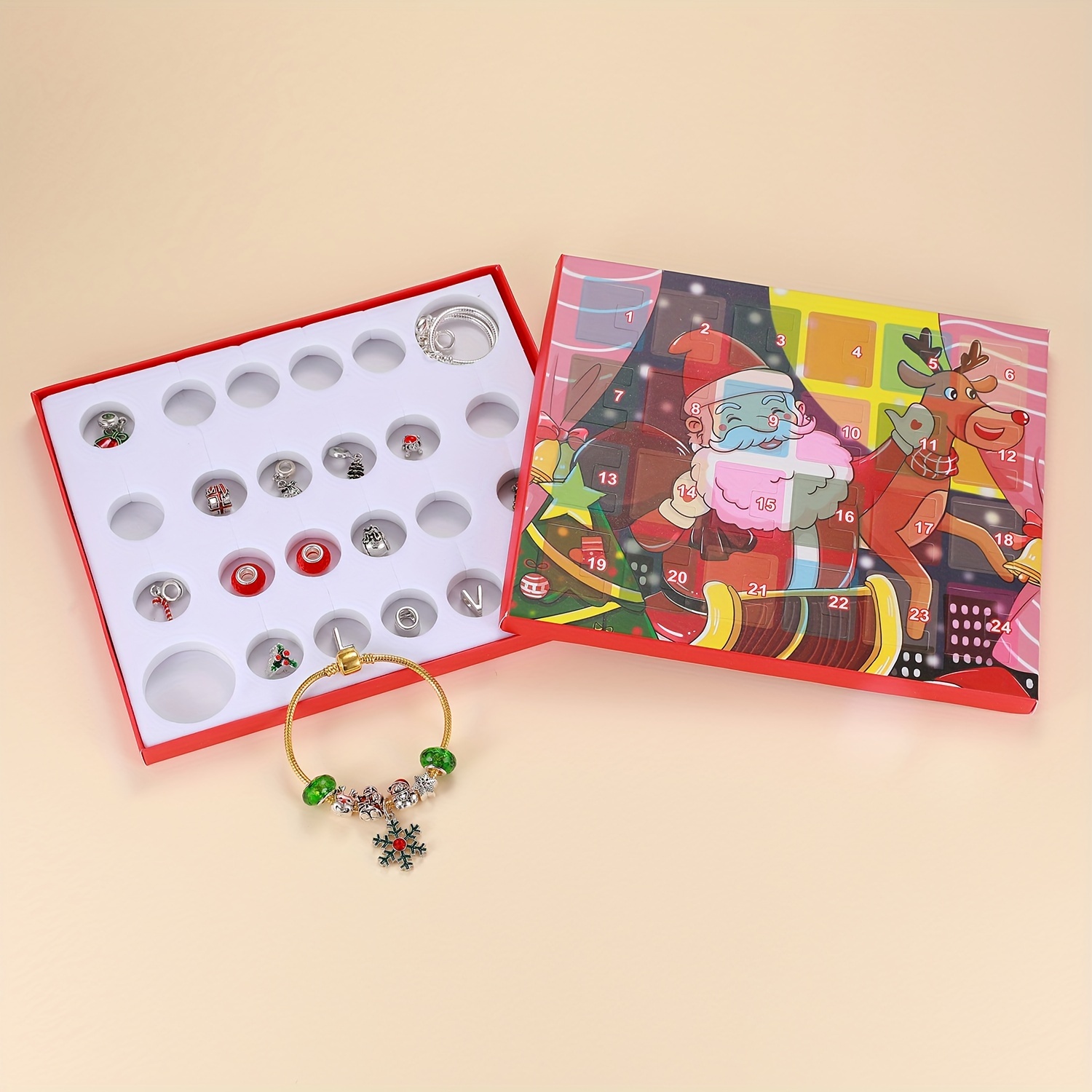 Snowman Christmas Advent Calen – обзор и цена Jewelry Making Resin