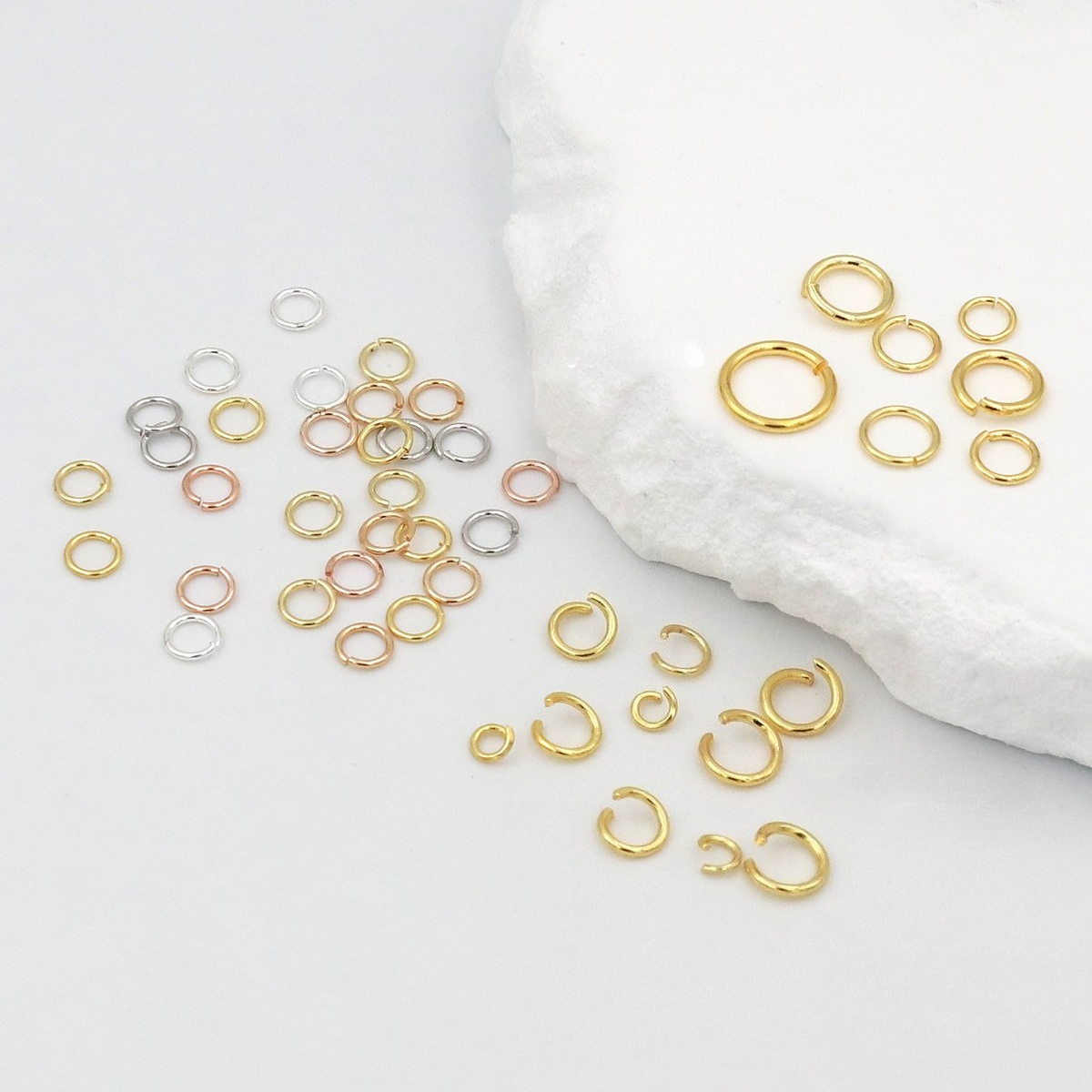 50-100 pcs/lot 3-10mm 925 Silv – обзор и цена Jewelry Making Closed Jump Rings