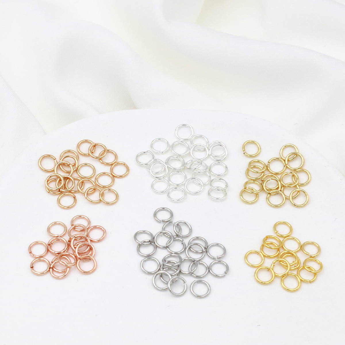 50-100 pcs/lot 3-10mm 925 Silv – обзор и цена Jewelry Making Closed Jump Rings