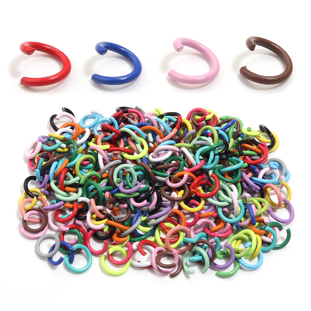 200pcs 8mm Open Jump Rings Col – обзор и цена Jewelry Making Closed Jump Rings