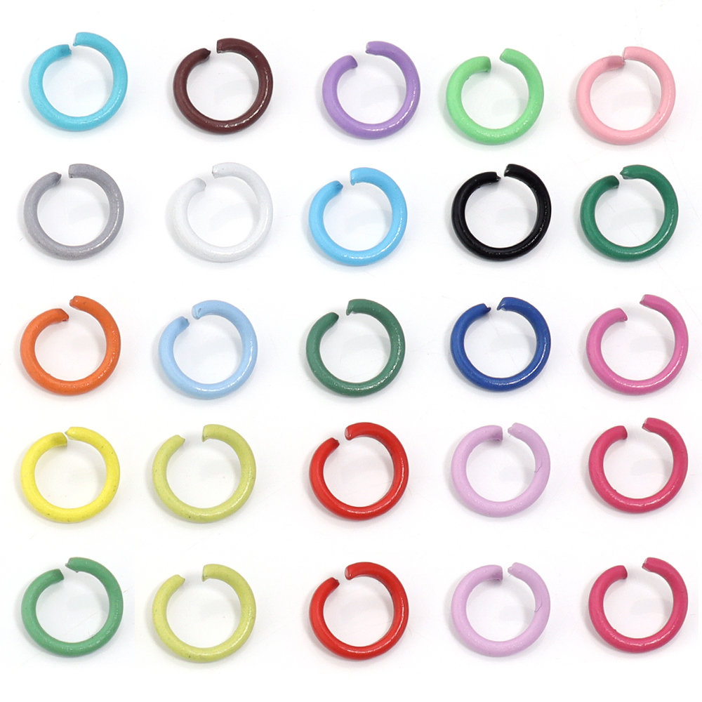 200pcs 8mm Open Jump Rings Col – обзор и цена Jewelry Making Closed Jump Rings