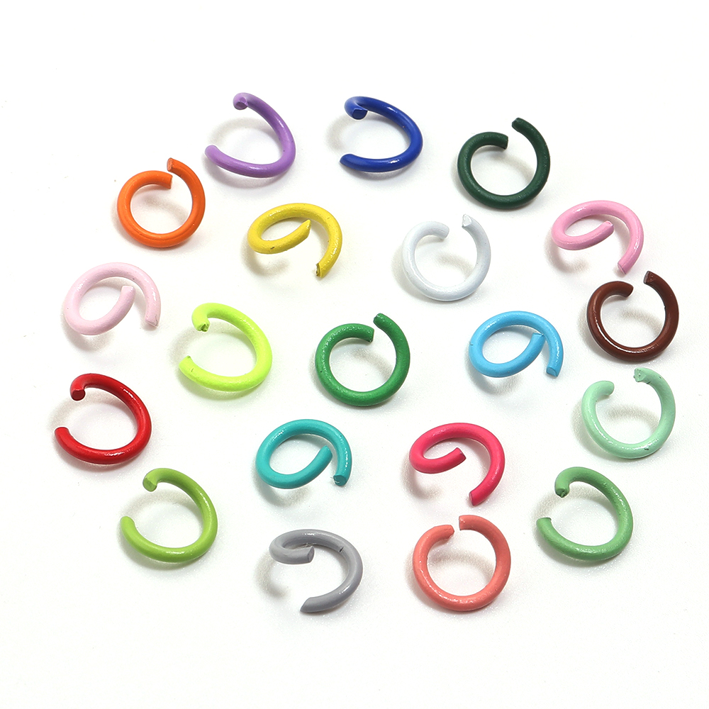 200pcs 8mm Open Jump Rings Col – обзор и цена Jewelry Making Closed Jump Rings