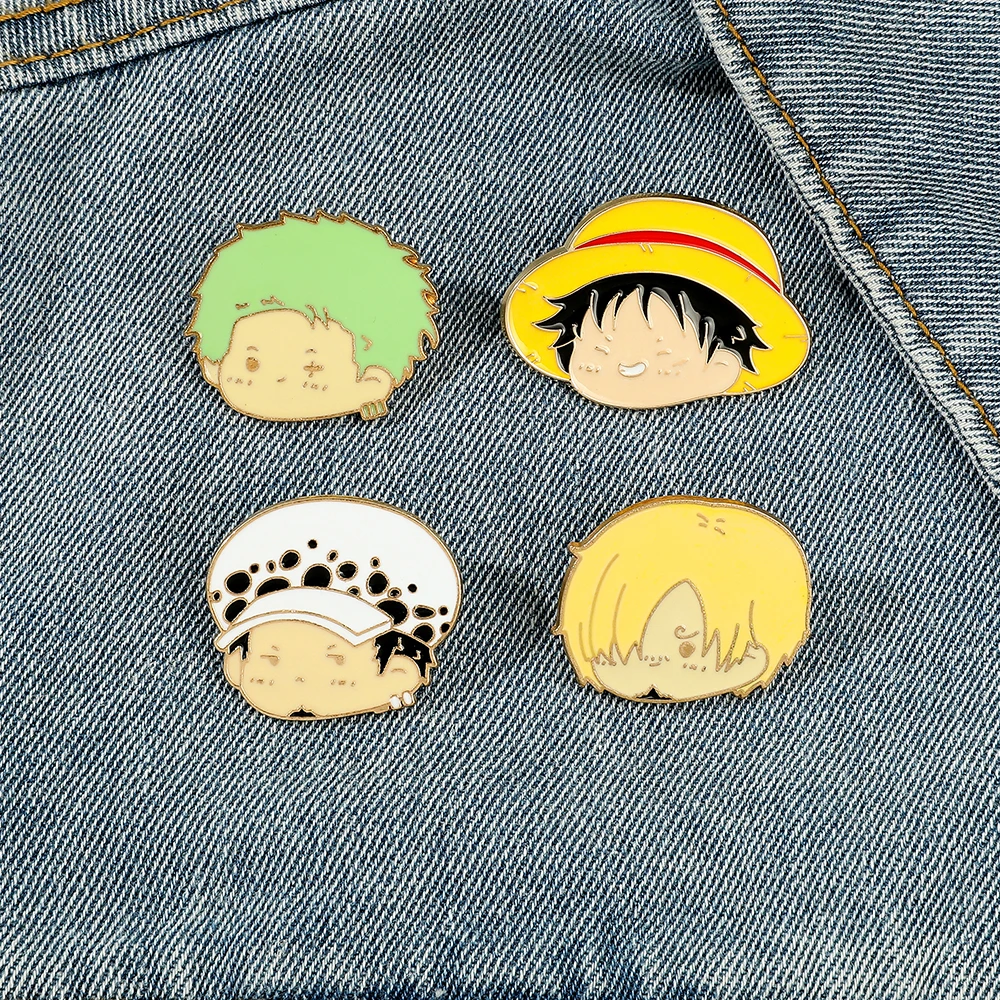 4 Pcs Anime Character Brooch S – обзор и цена Jewelry Making Jewelry
