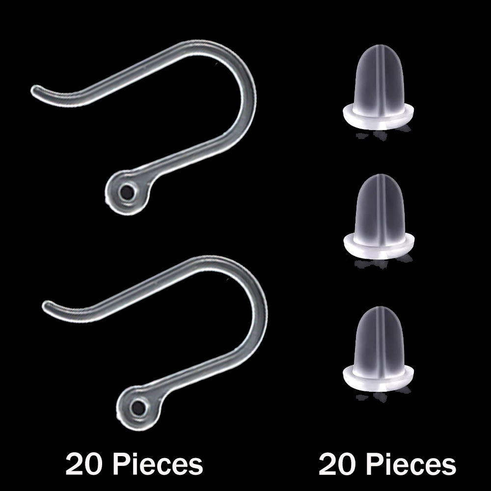 20pcs Plastic Earring Hooks Ea – обзор и цена Jewelry Making Resin