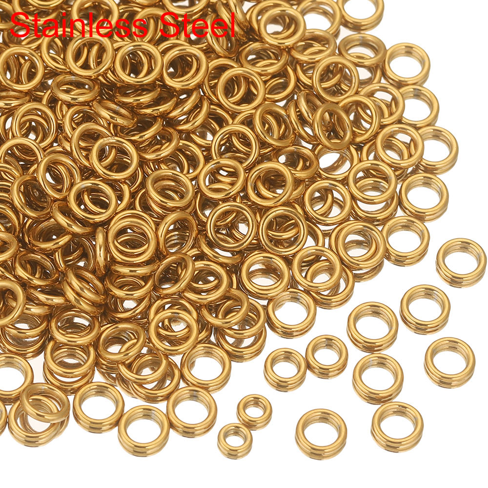 50pcs Stainless Steel Closed J – обзор и цена Jewelry Making Closed Jump Rings