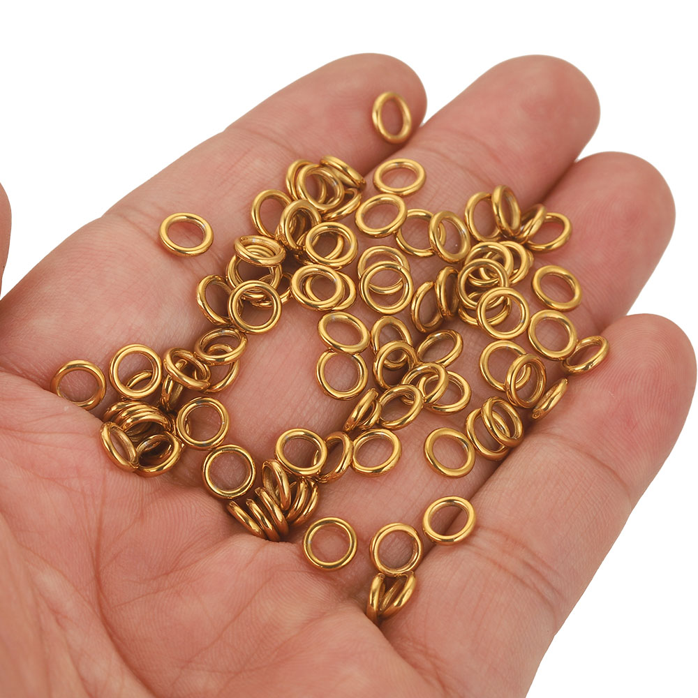 50pcs Stainless Steel Closed J – обзор и цена Jewelry Making Closed Jump Rings
