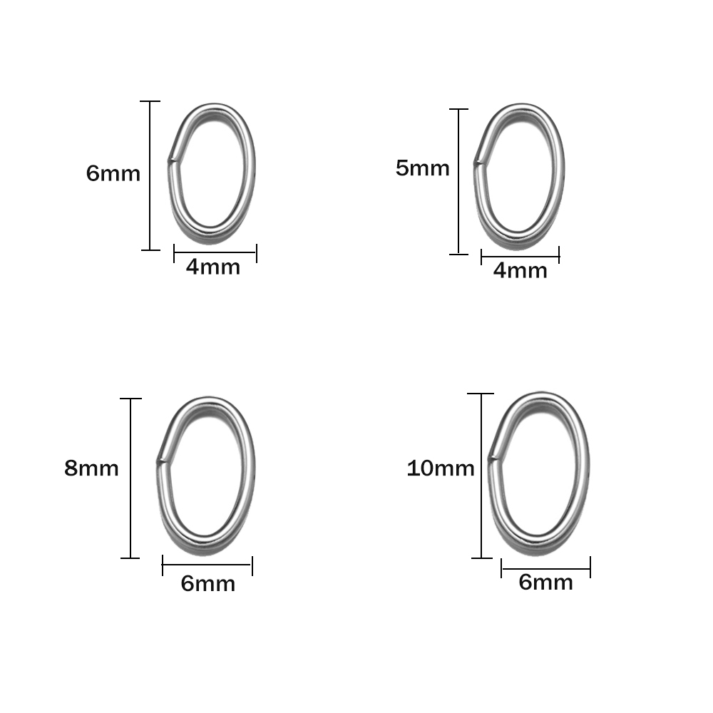 50pcs 3 Colors Stainless Steel – обзор и цена Jewelry Making Closed Jump Rings