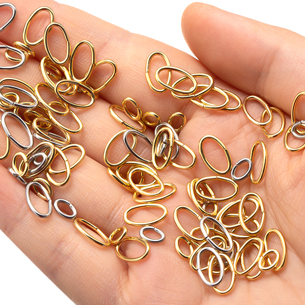 50pcs 3 Colors Stainless Steel – обзор и цена Jewelry Making Closed Jump Rings
