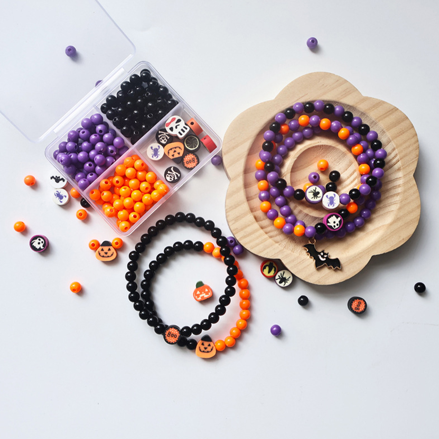 Halloween 4 grid beading set,  – обзор и цена Jewelry Making Resin