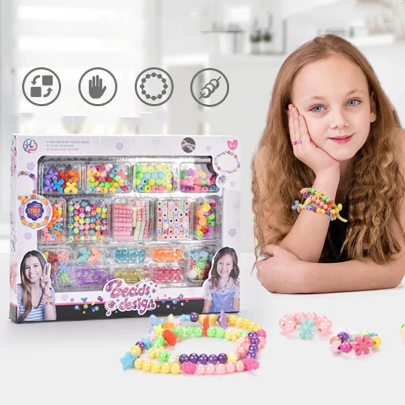 Girls DIY Bead Set Jewelry Mak – обзор и цена Jewelry Making Kits For Kids