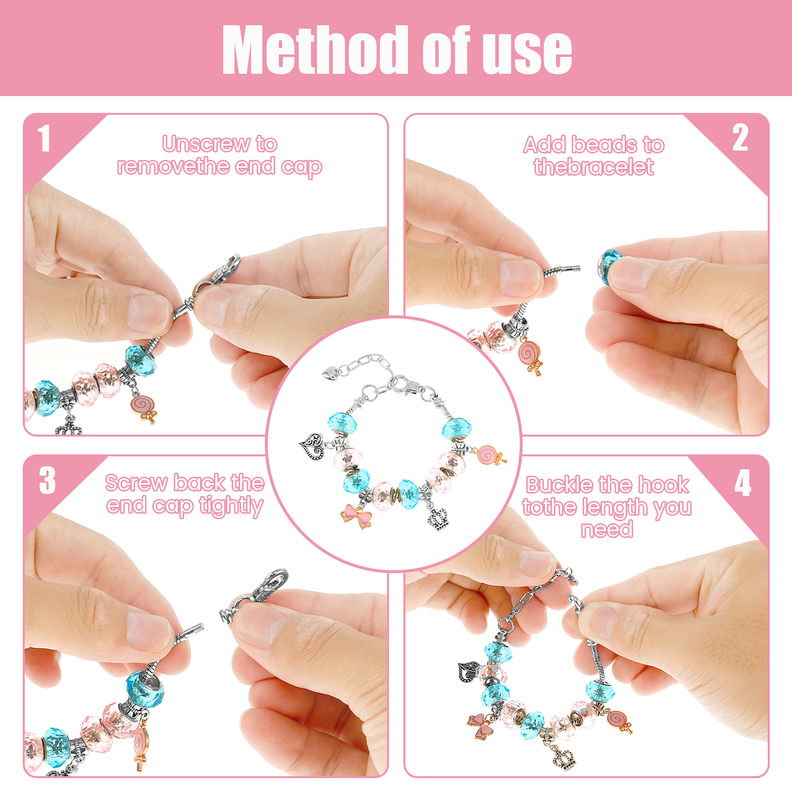 78Pcs Bracelet Making Kit Char – обзор и цена Jewelry Making Kits For Kids