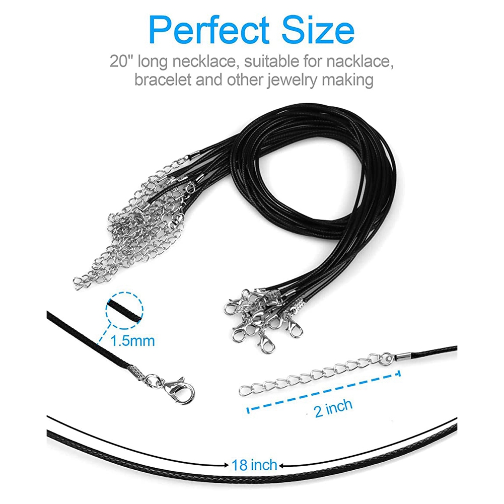 ABQR 24PCS Cord Necklace, 20 i – обзор и цена Jewelry Making Jewelry