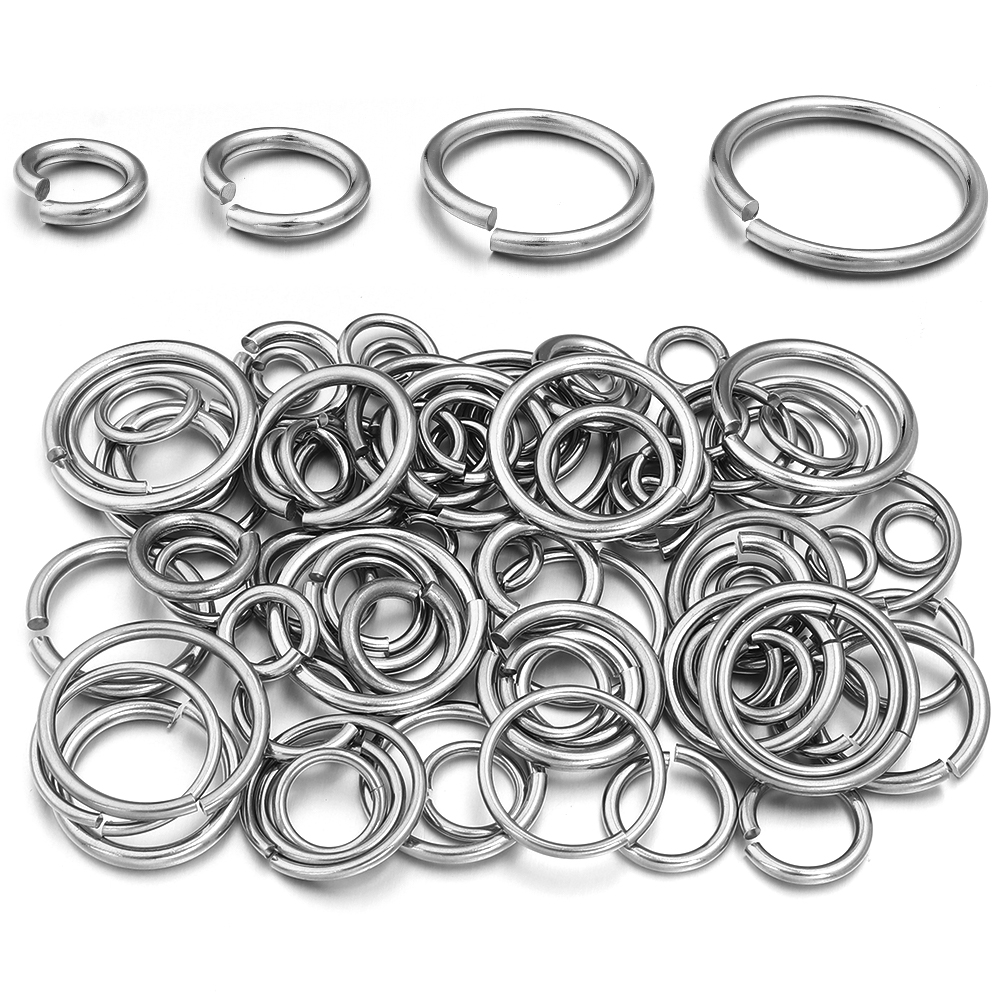 20pcs/lot Stainless Steel Open – обзор и цена Jewelry Making Closed Jump Rings