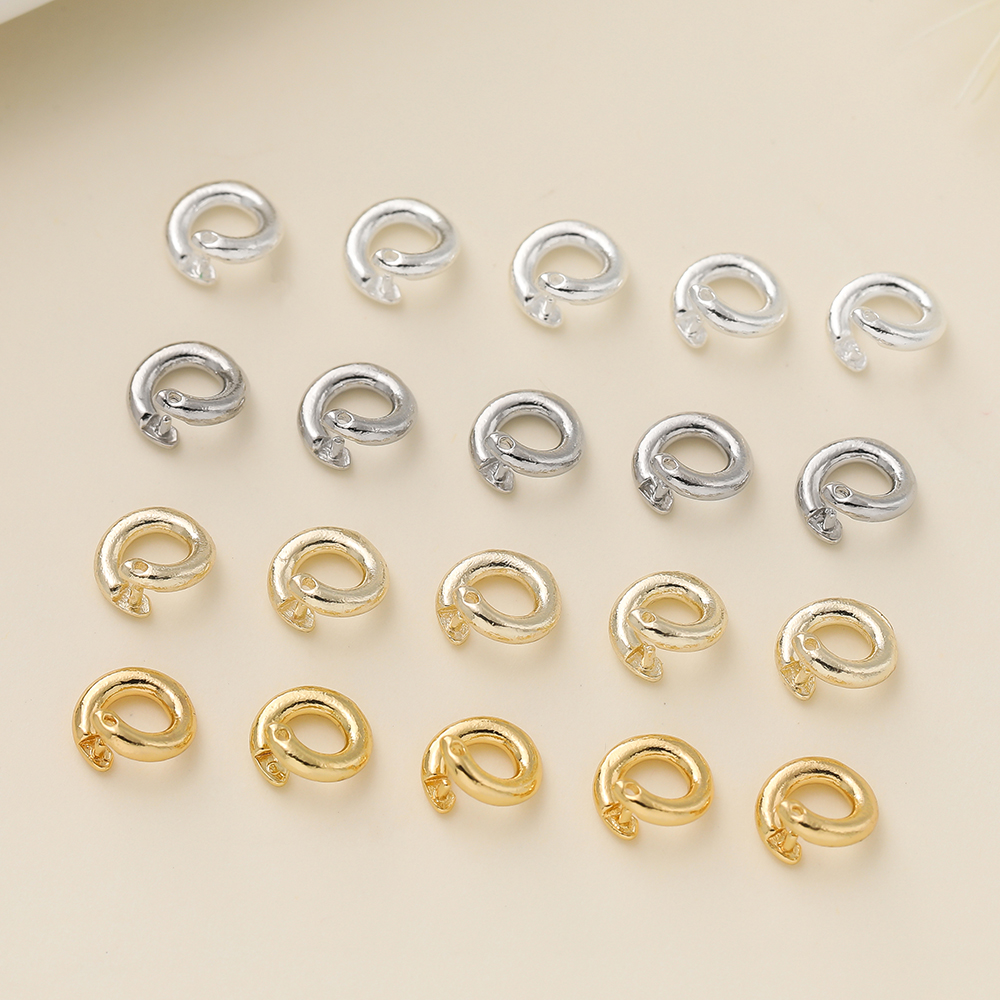 10Pcs 14/18K Gold Plated Brass – обзор и цена Jewelry Making Closed Jump Rings