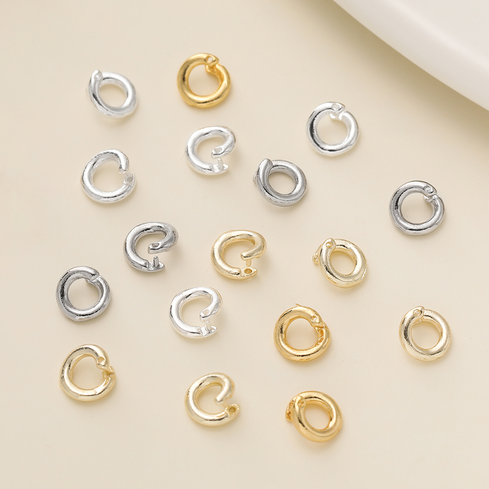 10Pcs 14/18K Gold Plated Brass – обзор и цена Jewelry Making Closed Jump Rings