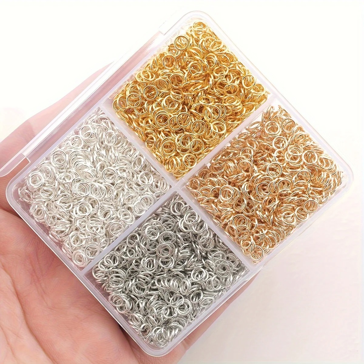 1200pcs 3mm Open Jump Rings fo – обзор и цена Jewelry Making Closed Jump Rings