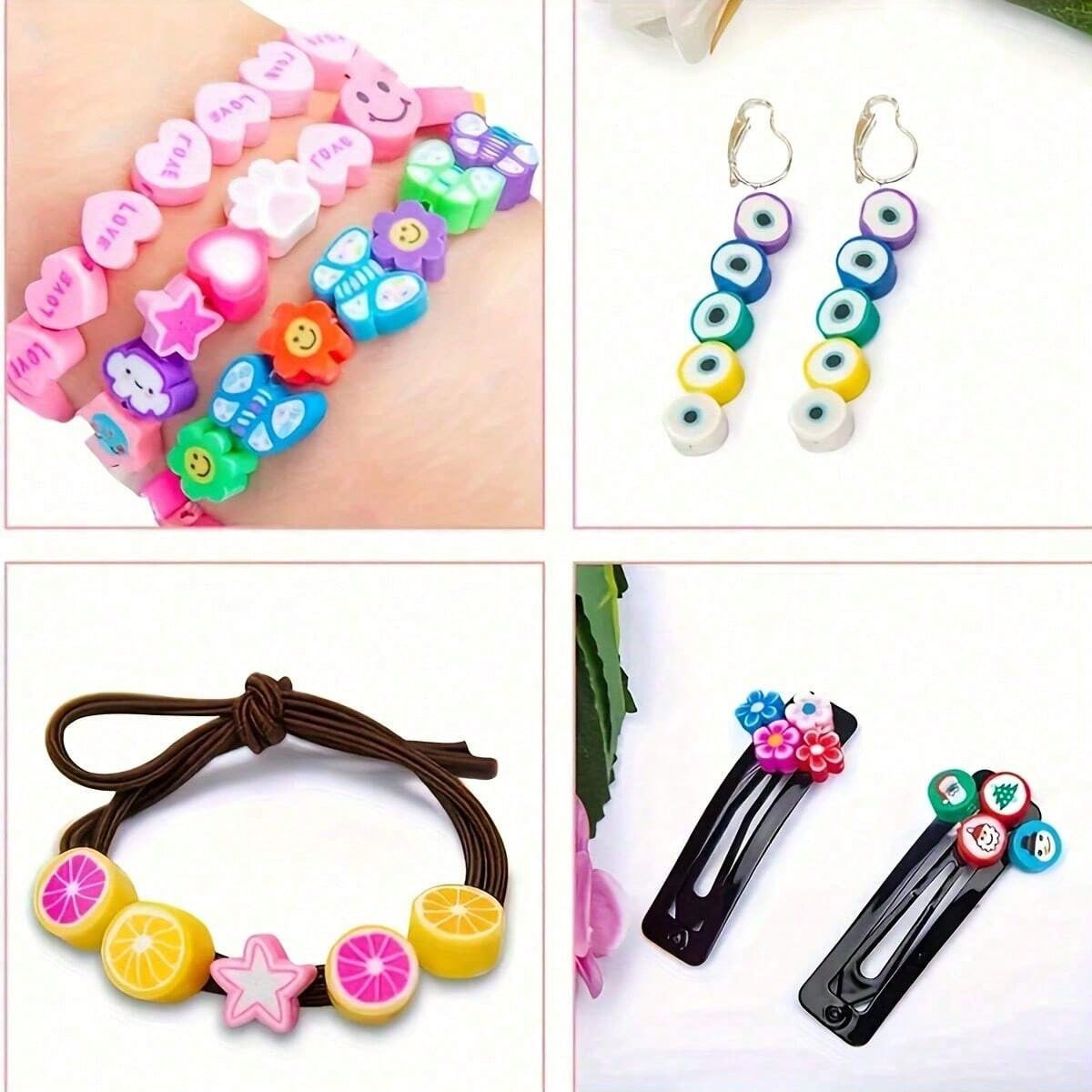 1450/1200/250pcs Polymer Clay  – обзор и цена Jewelry Making Pieces