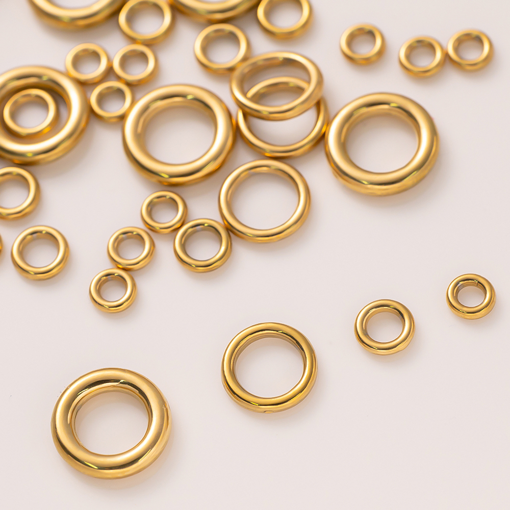 10pcs Stainless Steel Gold O R – обзор и цена Jewelry Making Closed Jump Rings