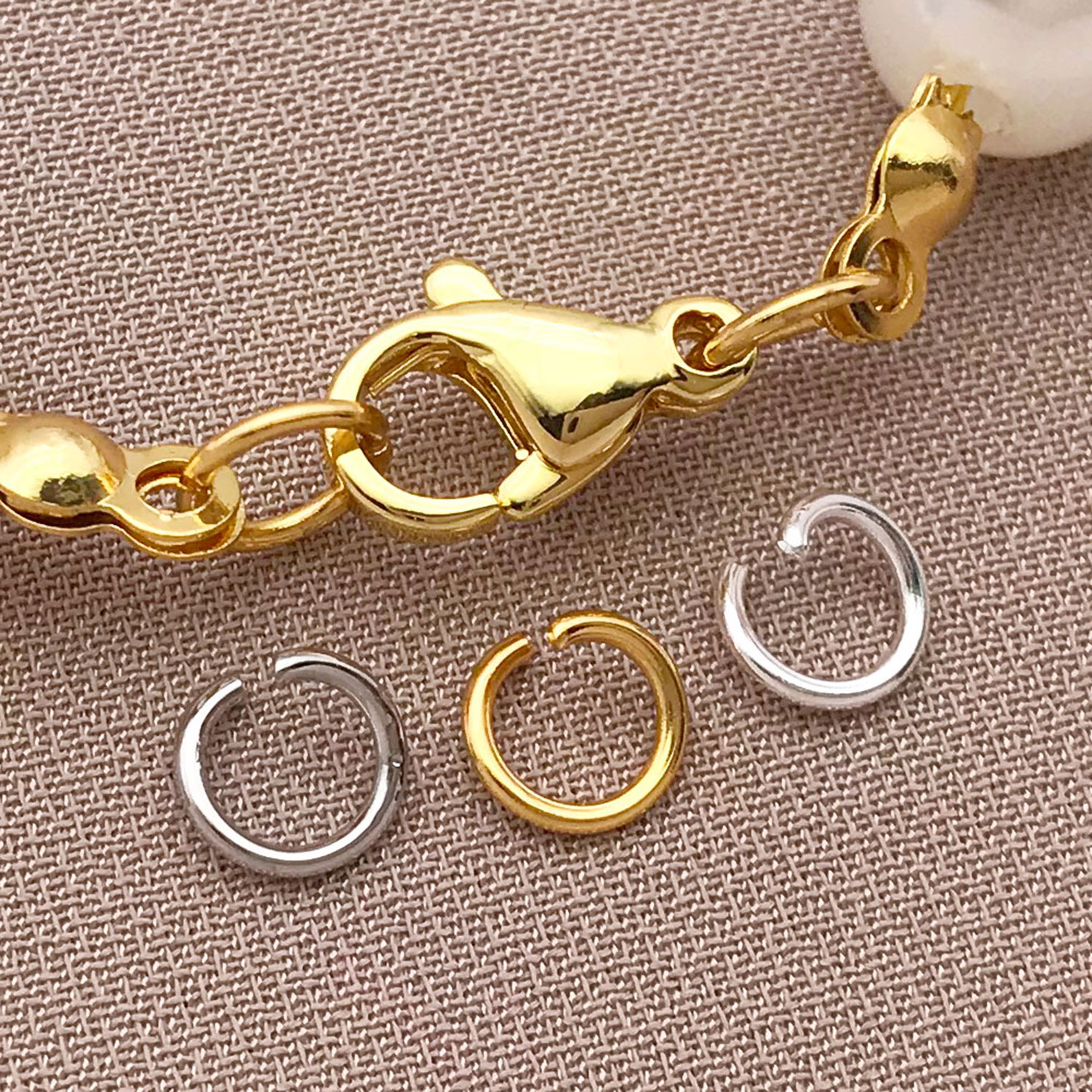 200pcs 4/5mm 18K Gold Plated S – обзор и цена Jewelry Making Closed Jump Rings