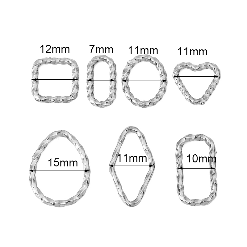 10pcs Stainless Steel Closed T – обзор и цена Jewelry Making Closed Jump Rings