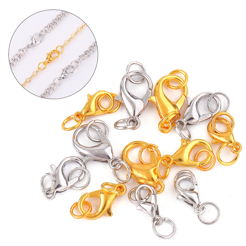10/12/14mm10Set Stainless Stee – обзор и цена Jewelry Making Closed Jump Rings