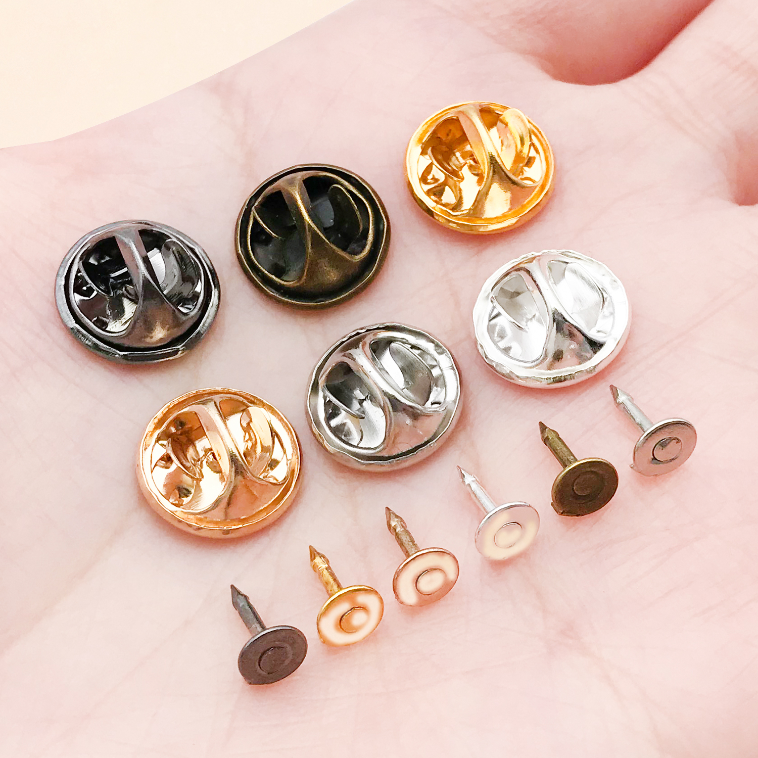 50pcs 8mm 11mm Pin+ Back Stabb – обзор и цена Jewelry Making Pins