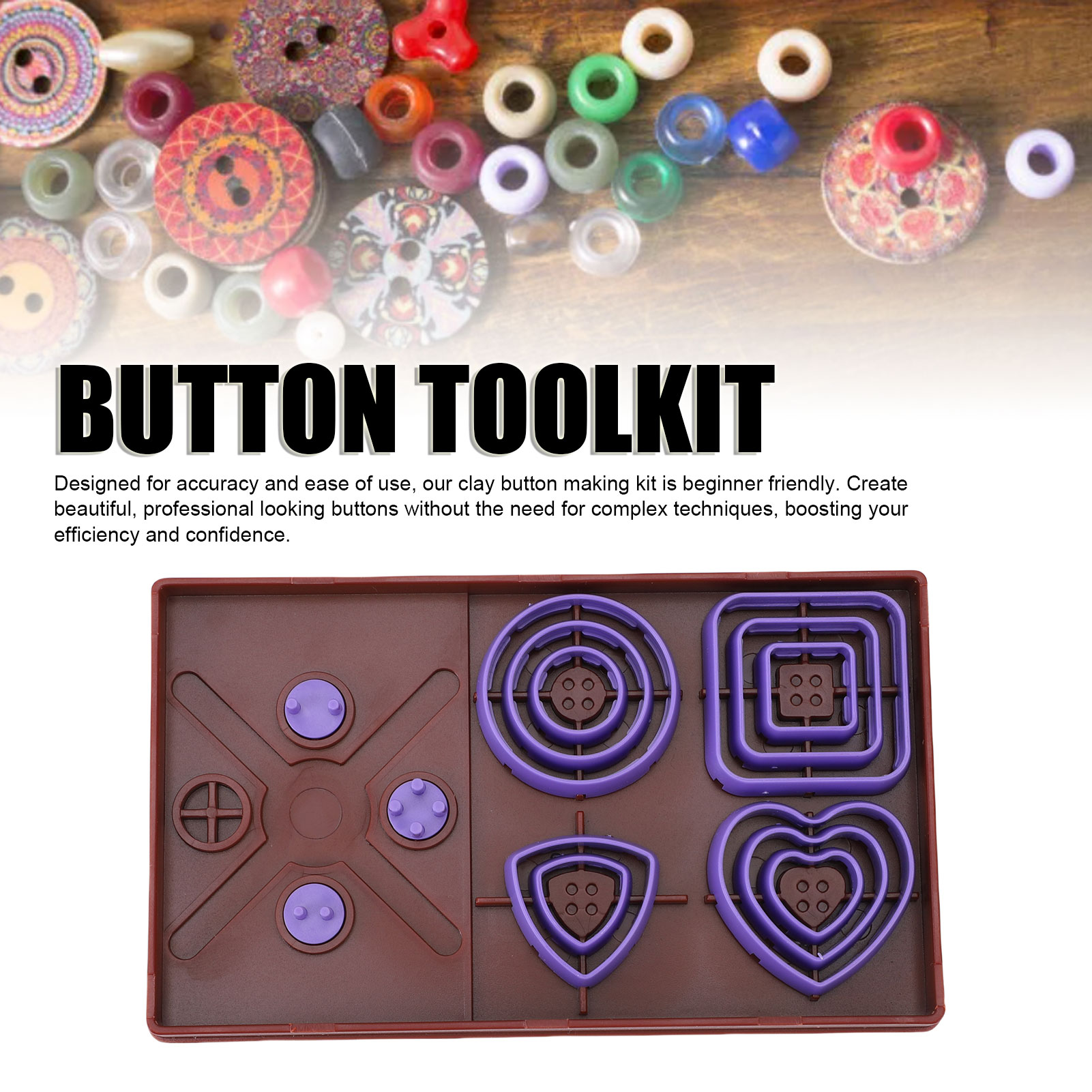 2Pcs Button Toolkit 4 Shapes 3 – обзор и цена Jewelry Making Machine