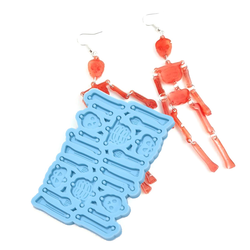 [HF](HS)1Pc Silicone Skull Ske – обзор и цена Jewelry Making Resin