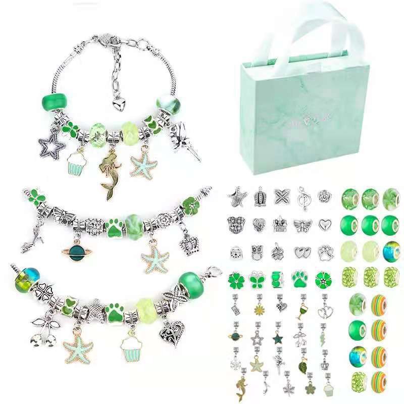 Charm Bracelet Making Kit DIY  – обзор и цена Jewelry Making Kits For Kids
