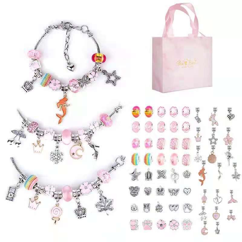 Charm Bracelet Making Kit DIY  – обзор и цена Jewelry Making Kits For Kids