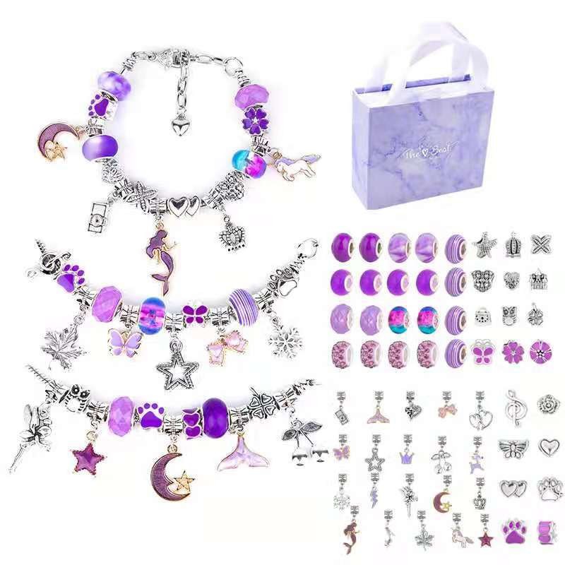 Charm Bracelet Making Kit DIY  – обзор и цена Jewelry Making Kits For Kids