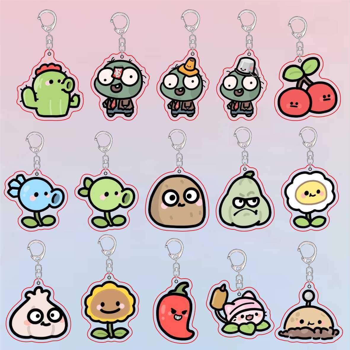 Plants Vs Zombies Acrylic Cute – обзор и цена Jewelry Making Resin