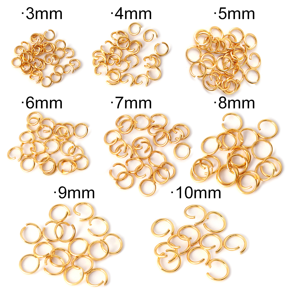 100-200Pcs/lot Stainless Steel – обзор и цена Jewelry Making Closed Jump Rings