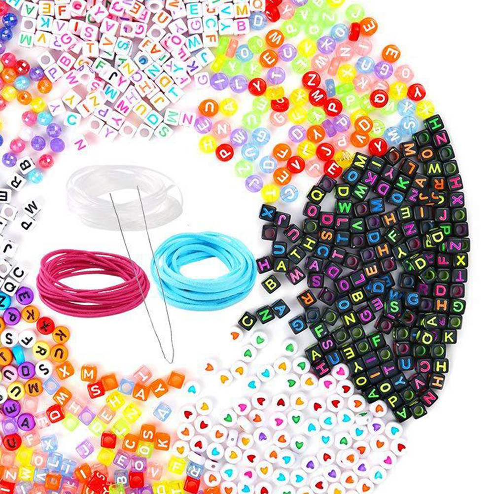 1300Pcs Colorful English Alpha – обзор и цена Jewelry Making Kits For Kids