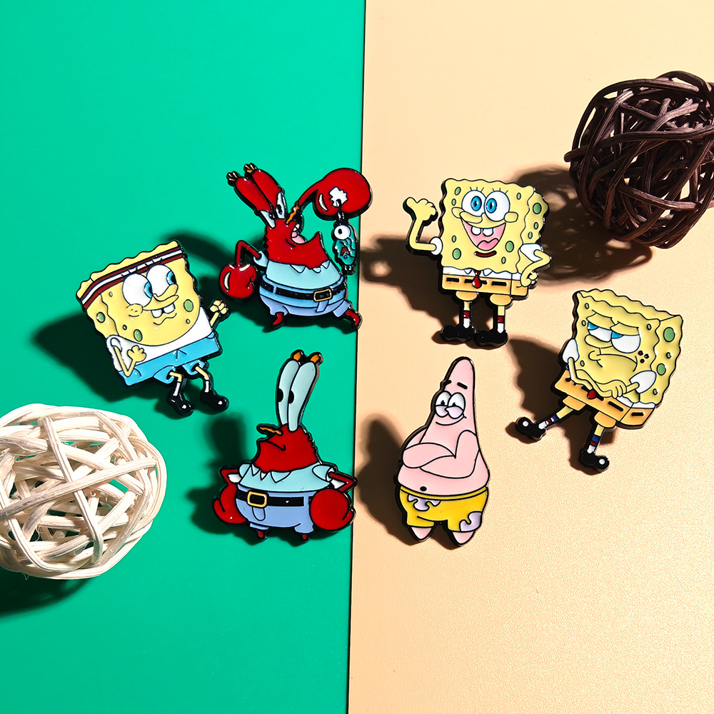 6 Pcs SpongeBob SquarePants An – обзор и цена Jewelry Making Jewelry