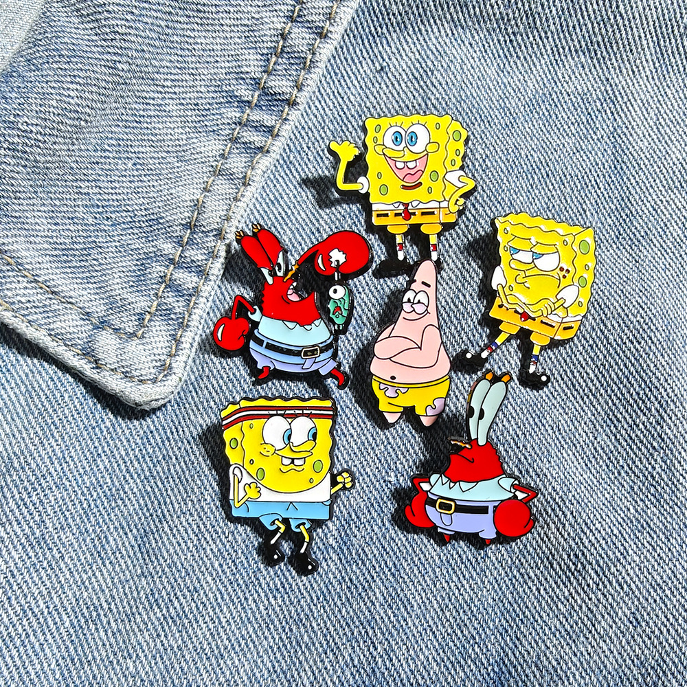 6 Pcs SpongeBob SquarePants An – обзор и цена Jewelry Making Jewelry