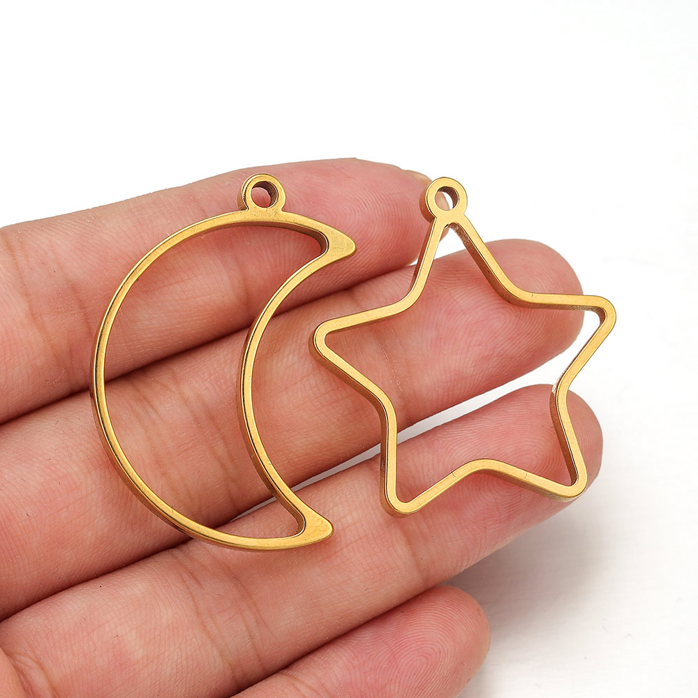 10pcs Stainless Steel Geometri – обзор и цена Jewelry Making Resin