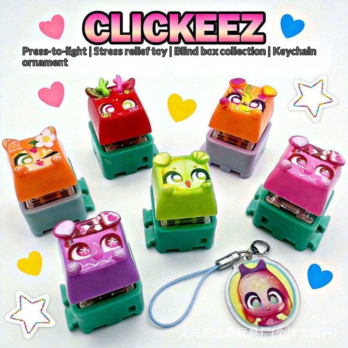 Clickeez Fidget Keycap Keychai – обзор и цена Jewelry Making Resin