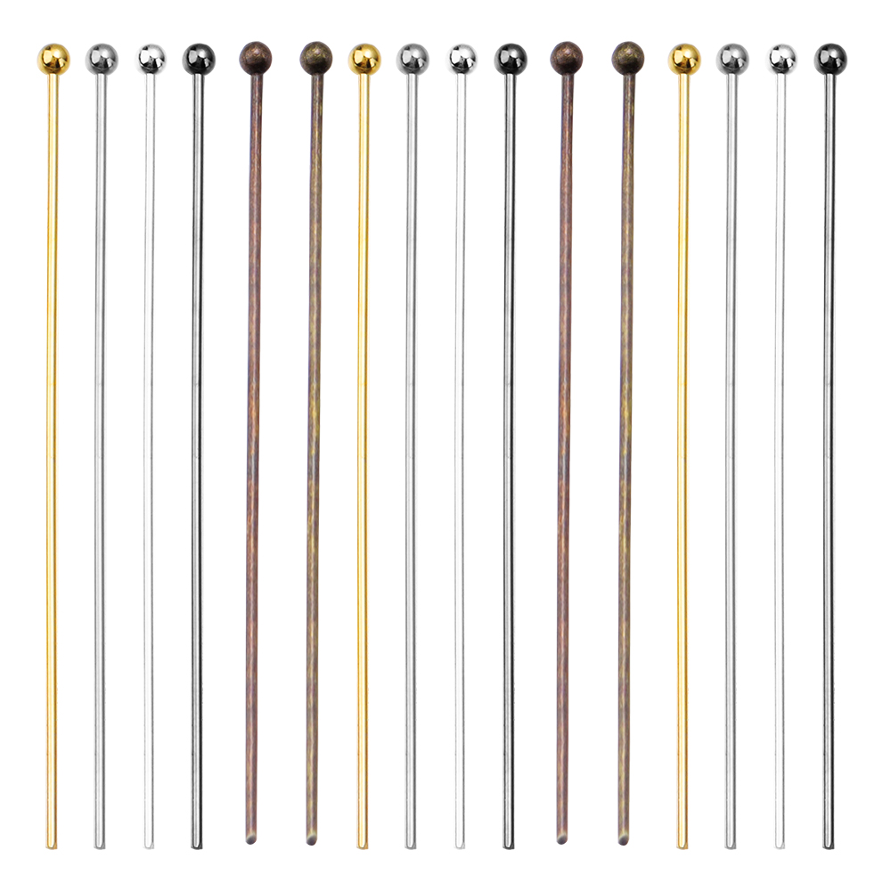 100/200pcs Copper Ball Head Pi – обзор и цена Jewelry Making Pieces