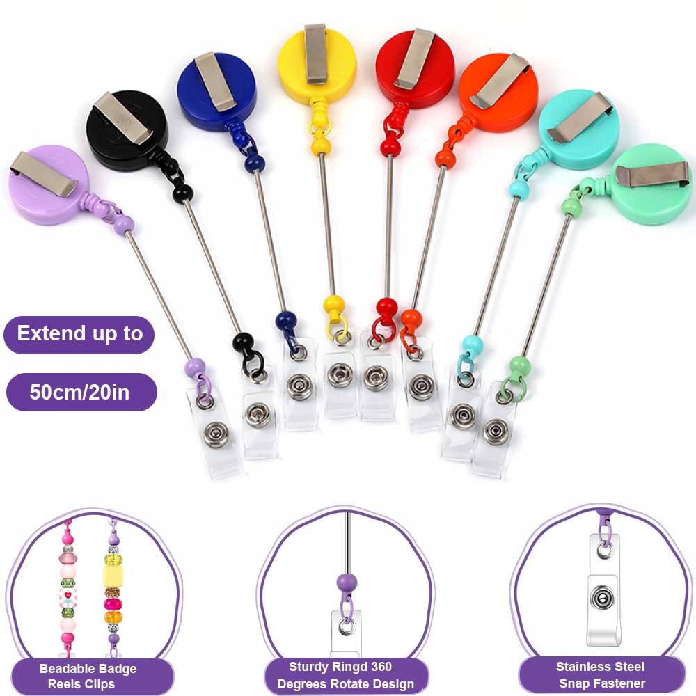 1-3 Pcs Beadable Badge Reels w – обзор и цена Jewelry Making Jewelry