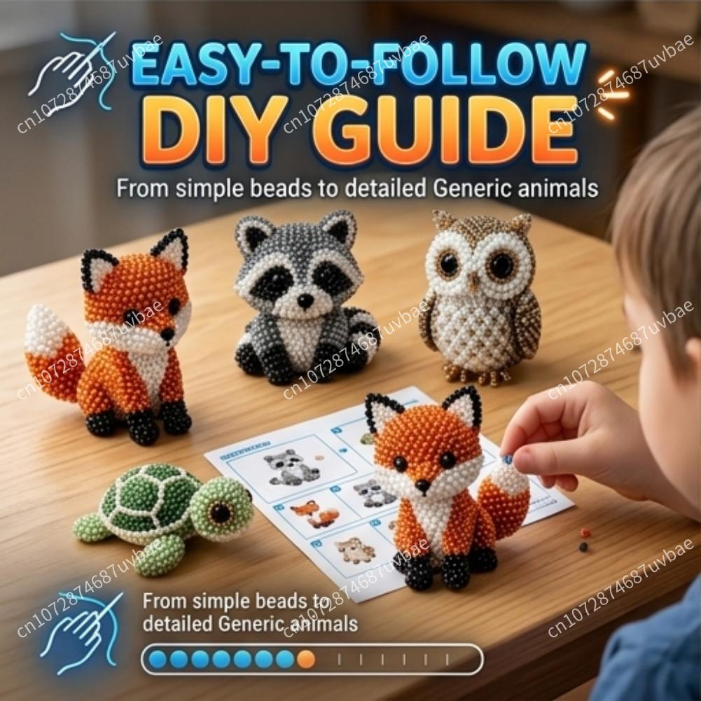 Educational DIY Animal Bead Se – обзор и цена Jewelry Making Kits For Kids