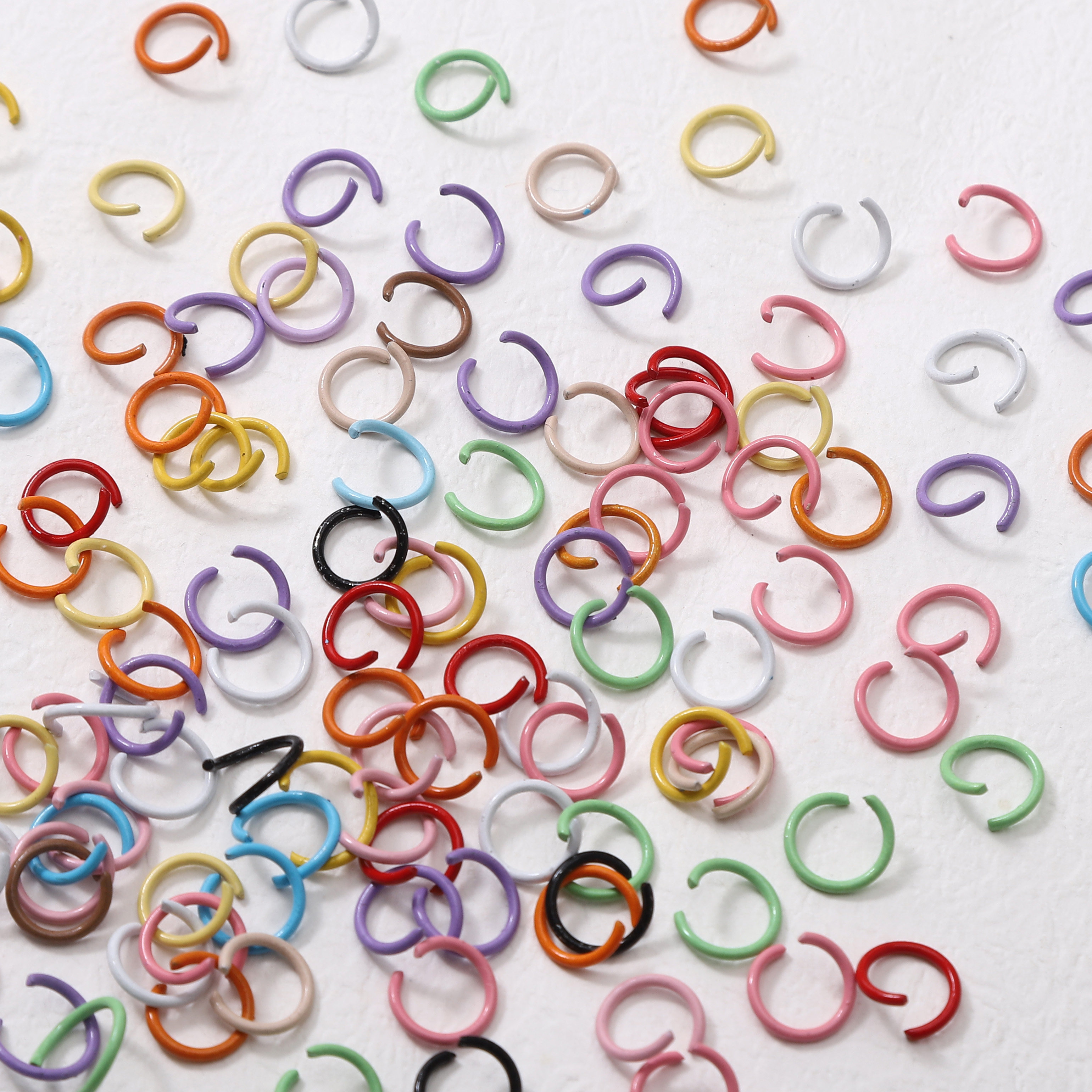 50Pcs/lot 10mm Colorful Iron S – обзор и цена Jewelry Making Closed Jump Rings